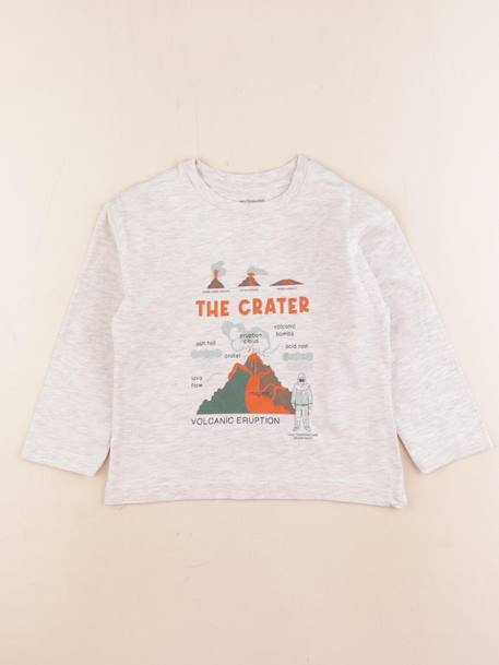 Tee-shirt - 4 ans Gris 1 - vertbaudet enfant 