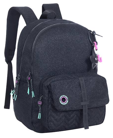 Sac à dos scolaire Nighty Noir 1 - vertbaudet enfant 