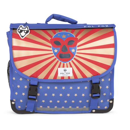 Cartable scolaire 38 cm réversible Catch Bleu 2 - vertbaudet enfant 