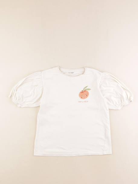 Tee-shirt - 10 ans Beige 1 - vertbaudet enfant 