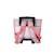 Cartable à roulettes 38 cm Happy Blush Rose 4 - vertbaudet enfant 