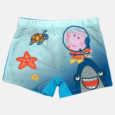Boxer de bain enfant imprimé peppa pig Bleu 3 - vertbaudet enfant 