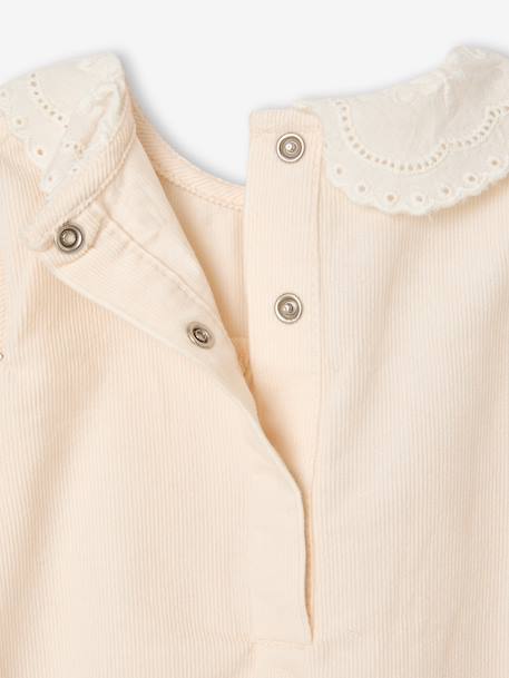 Ensemble barboteuse et collants naissance écru 5 - vertbaudet enfant 