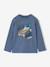 T-shirt manches longues garçon bleu moyen 4 - vertbaudet enfant 