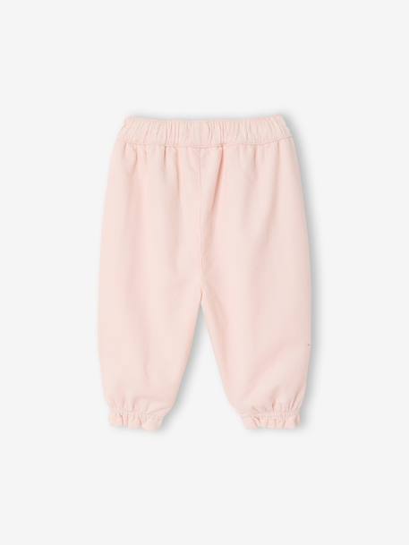 Pantalon naissance velours rose pâle 2 - vertbaudet enfant 
