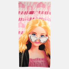 Linge de maison et décoration-Linge de bain enfant-Serviette-Serviette de plage polyester fille barbie
