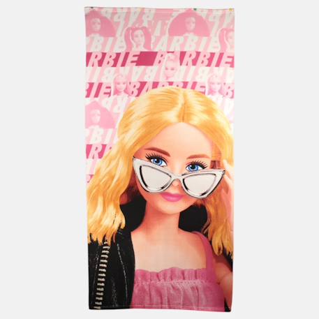 Serviette de plage polyester fille barbie Rose 1 - vertbaudet enfant 