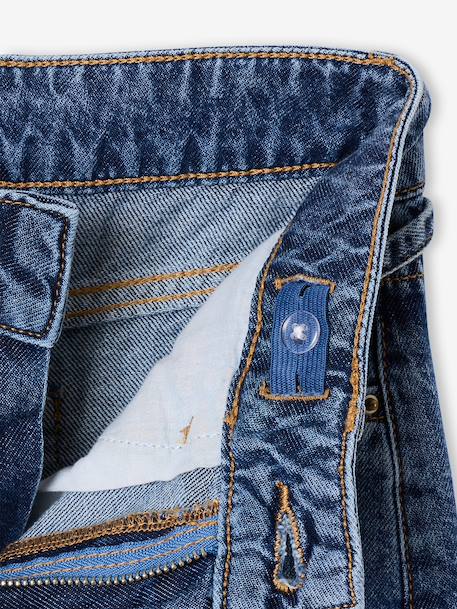 Jean large fille bleu moyen 5 - vertbaudet enfant 