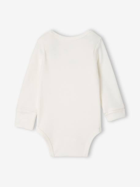 Lot de 5 bodies naissance manches longues vert sauge 7 - vertbaudet enfant 