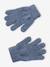 Ensemble fille tricot bonnet, snood et gants bleu ciel+gris chiné 3 - vertbaudet enfant 