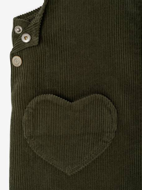 Robe salopette fille mauve+vert 6 - vertbaudet enfant 