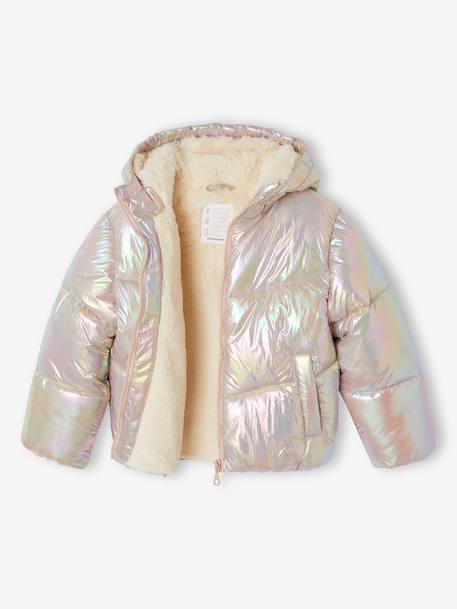 Doudoune chaude fille rose pâle 5 - vertbaudet enfant 