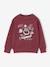 Sweat garçon col rond manches longues blanc chiné+bleu nuit+rouge chiné 11 - vertbaudet enfant 
