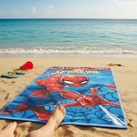 Serviette de plage décor et personnages spiderman Marine 2 - vertbaudet enfant 
