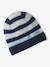 Ensemble garçon bonnet, snood et mitaines blanc chiné 2 - vertbaudet enfant 