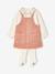 Ensemble robe t-shirt collants bébé fille blush 1 - vertbaudet enfant 