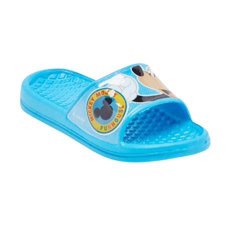 Claquettes de bain enfant à motif mickey Bleu+Rouge 1 - vertbaudet enfant 