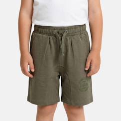 -Bermuda enfant avec logo et cordon
