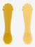 Lot 2 cuillères bébé Mr. Lion jaune+orange+rose pâle+vert 1 - vertbaudet enfant 