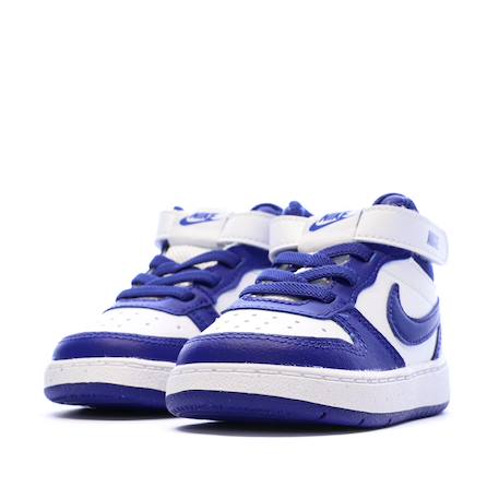 Baskets montantes garçon court borough Blanc 6 - vertbaudet enfant 