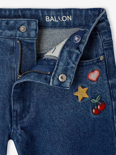 Jean balloon fille bleu moyen 7 - vertbaudet enfant 