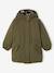 Parka fille à capuche doublée imitation fourrure bois de rose+noir+prune+vert foncé 21 - vertbaudet enfant 