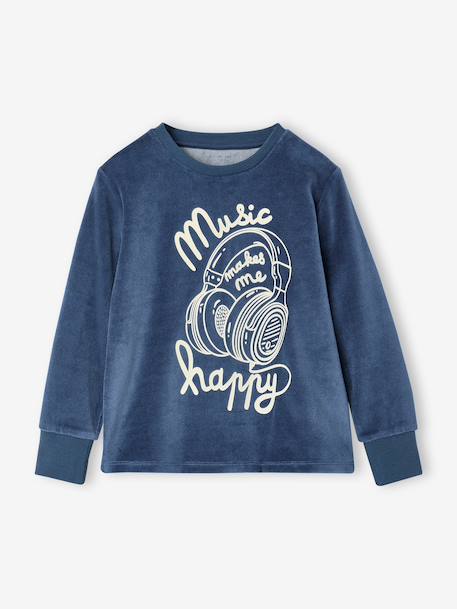 Pyjama long garçon bleu 2 - vertbaudet enfant 