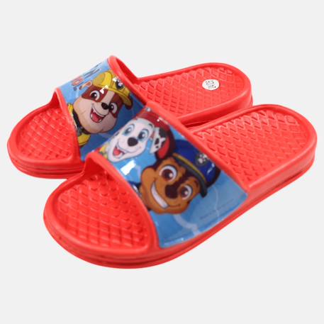 Claquettes de bain enfant à motif pat patrouille Bleu+Rouge 8 - vertbaudet enfant 