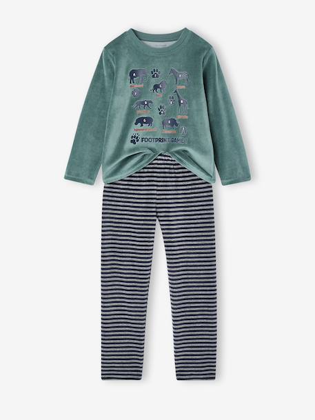 Lot de 2 pyjamas garçon marine 2 - vertbaudet enfant 