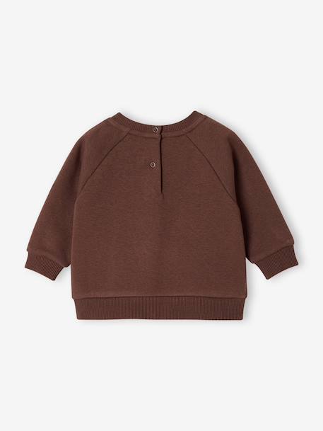 Sweat bébé garçon manches longues marron 2 - vertbaudet enfant 