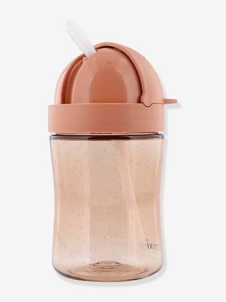 Gobelet avec paille rose pâle+vert 2 - vertbaudet enfant 