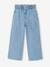 Pantalon fille large motifs fantaisie bleu clair+bleu foncé+denim gris 1 - vertbaudet enfant 