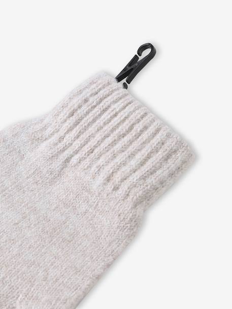Ensemble fille tricot bonnet, snood et gants sable 8 - vertbaudet enfant 