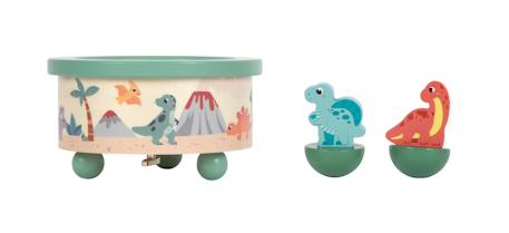 Boîte à musique dino Vert 4 - vertbaudet enfant 