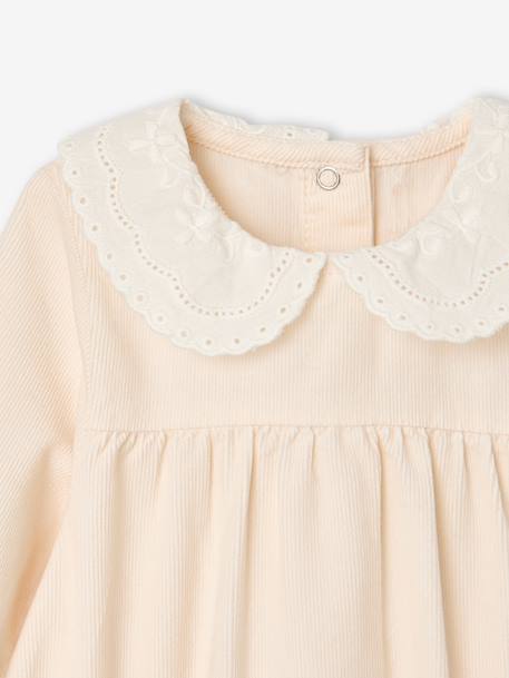 Ensemble barboteuse et collants naissance écru 3 - vertbaudet enfant 