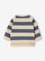 Sweat bébé en molleton bleu grisé+rayé bleu+rayé vert+tomette+vert sapin 2 - vertbaudet enfant 
