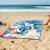 Serviette de plage décor et personnage sonic Bleu 2 - vertbaudet enfant 
