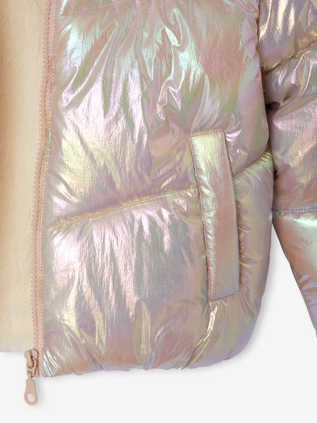 Doudoune chaude fille rose pâle 8 - vertbaudet enfant 