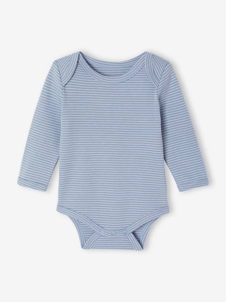 Lot de 5 bodies bébé garçon manches longues écru 4 - vertbaudet enfant 