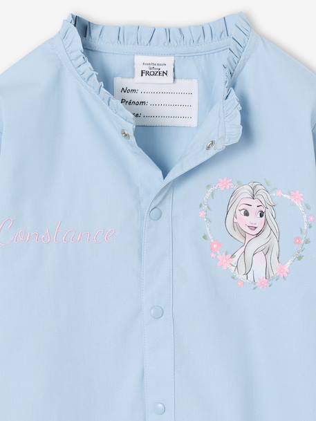 Tablier La Reine des Neiges personnalisable bleu ciel 3 - vertbaudet enfant 