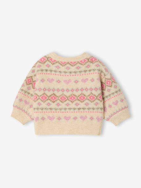 Pull bébé fille manches longues rose 5 - vertbaudet enfant 