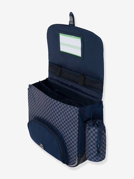 Cartable 38 cm Romain Les Fantaisies gris 2 - vertbaudet enfant 