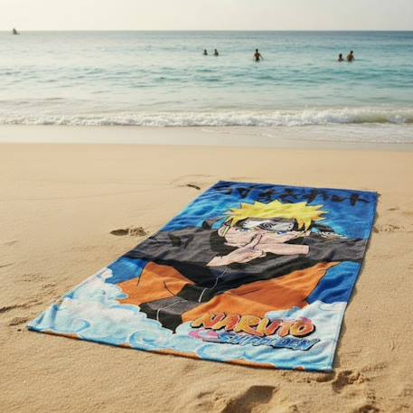Serviette enfant imprimée naruto Bleu 2 - vertbaudet enfant 