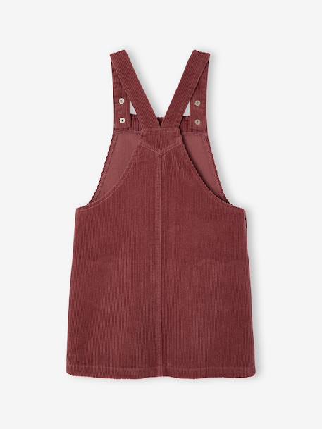 Robe salopette fille mauve+vert 2 - vertbaudet enfant 