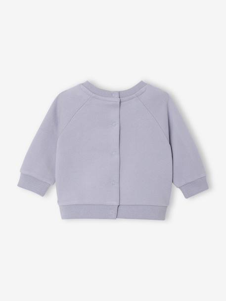 Sweat bébé ouverture dos bleu ciel 2 - vertbaudet enfant 