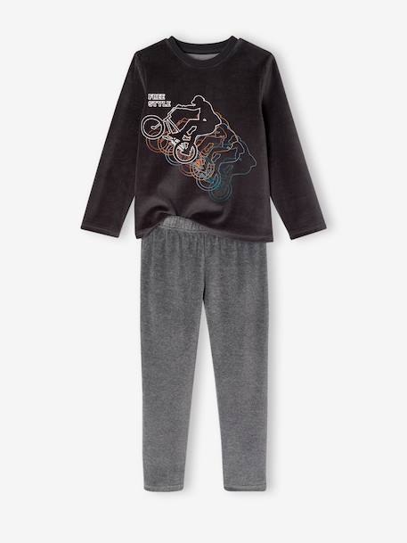 Lot de 2 pyjamas garçon anthracite 2 - vertbaudet enfant 