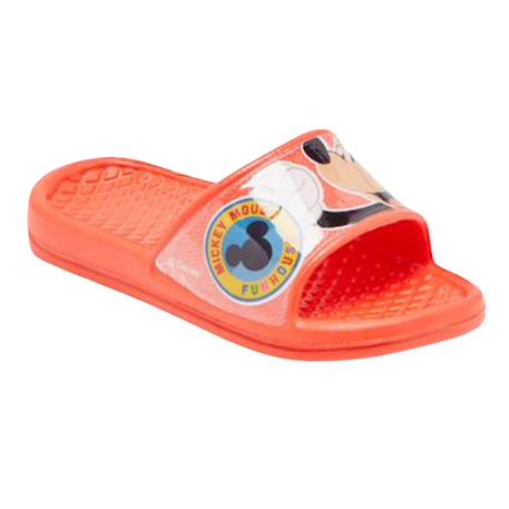 Claquettes de bain enfant à motif mickey Rouge 1 - vertbaudet enfant 
