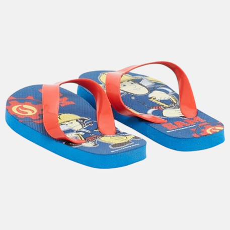 Tongs enfant motif animé sam le pompier Marine+Rouge 7 - vertbaudet enfant 