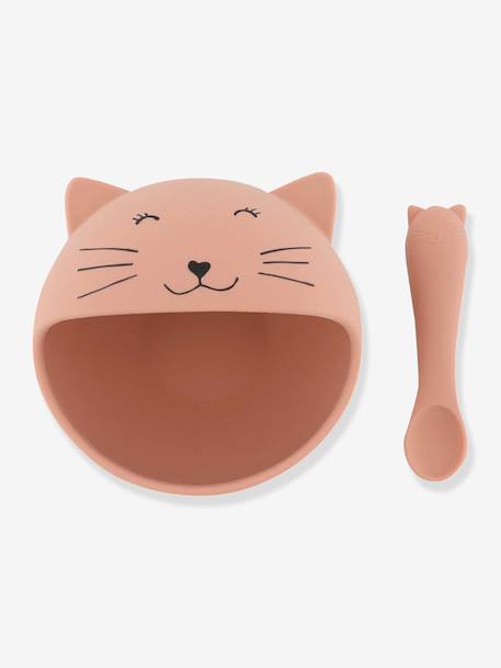Premier set repas bébé rose pâle 1 - vertbaudet enfant 