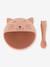 Premier set repas bébé rose pâle 1 - vertbaudet enfant 